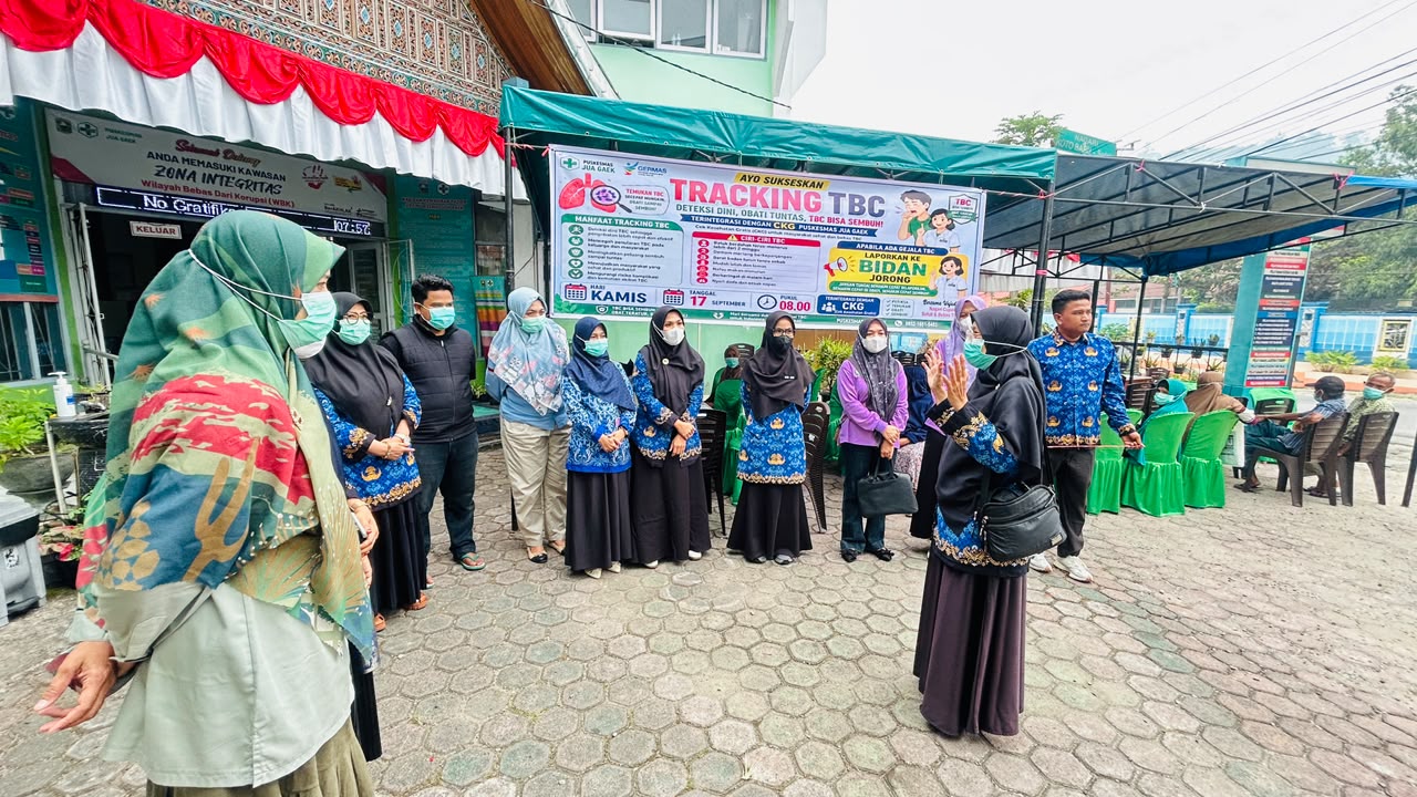 Putus Rantai Penularan Tuberkulosis, Puskesmas Jua Gaek Gelar Tracking TB Terintegrasi