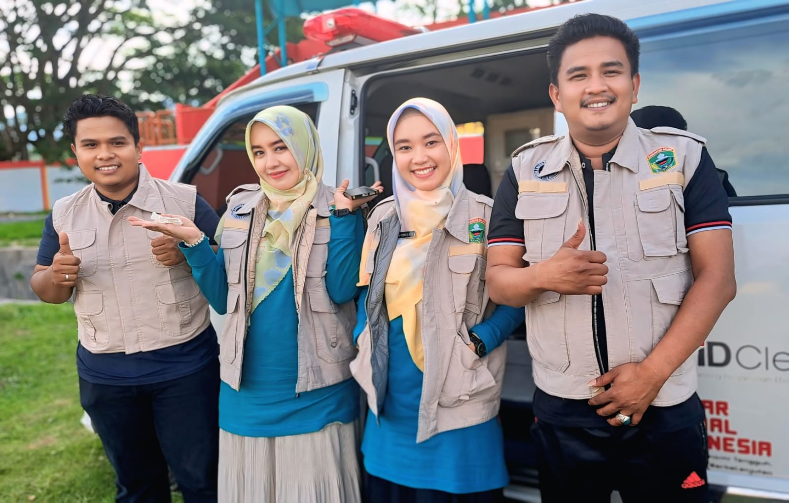 Tim Kesehatan Puskesmas Jua Gaek  Melaksanakan Piket P3K Solok Raya Cup di Gor Batu Batupang
