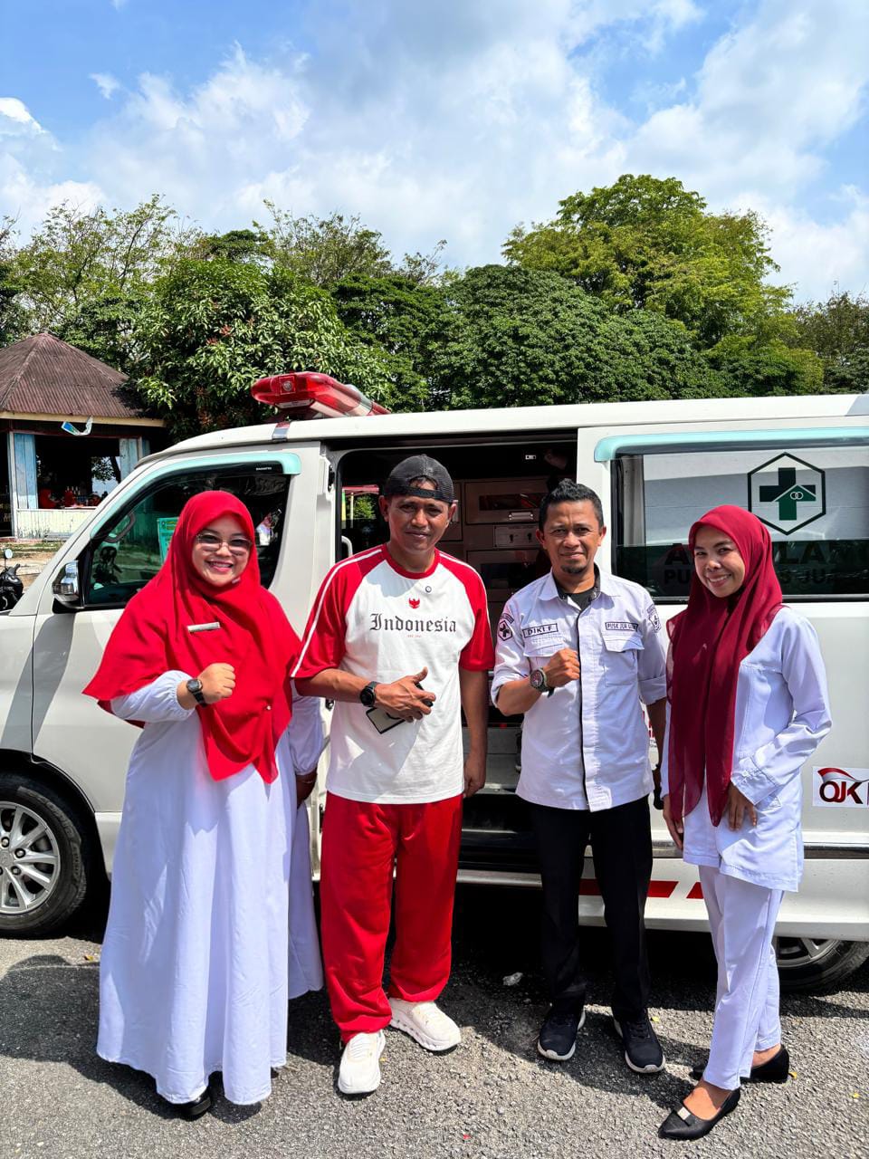 Puskesmas Juagaek Siagakan Tim Kesehatan Selama Upacara HUT ke-81 RI